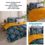 ETE HOMETEX ÇİFT KİŞİLİK WELSOFT UYKU SETİ MONESTERA HARDAL 8696474231983